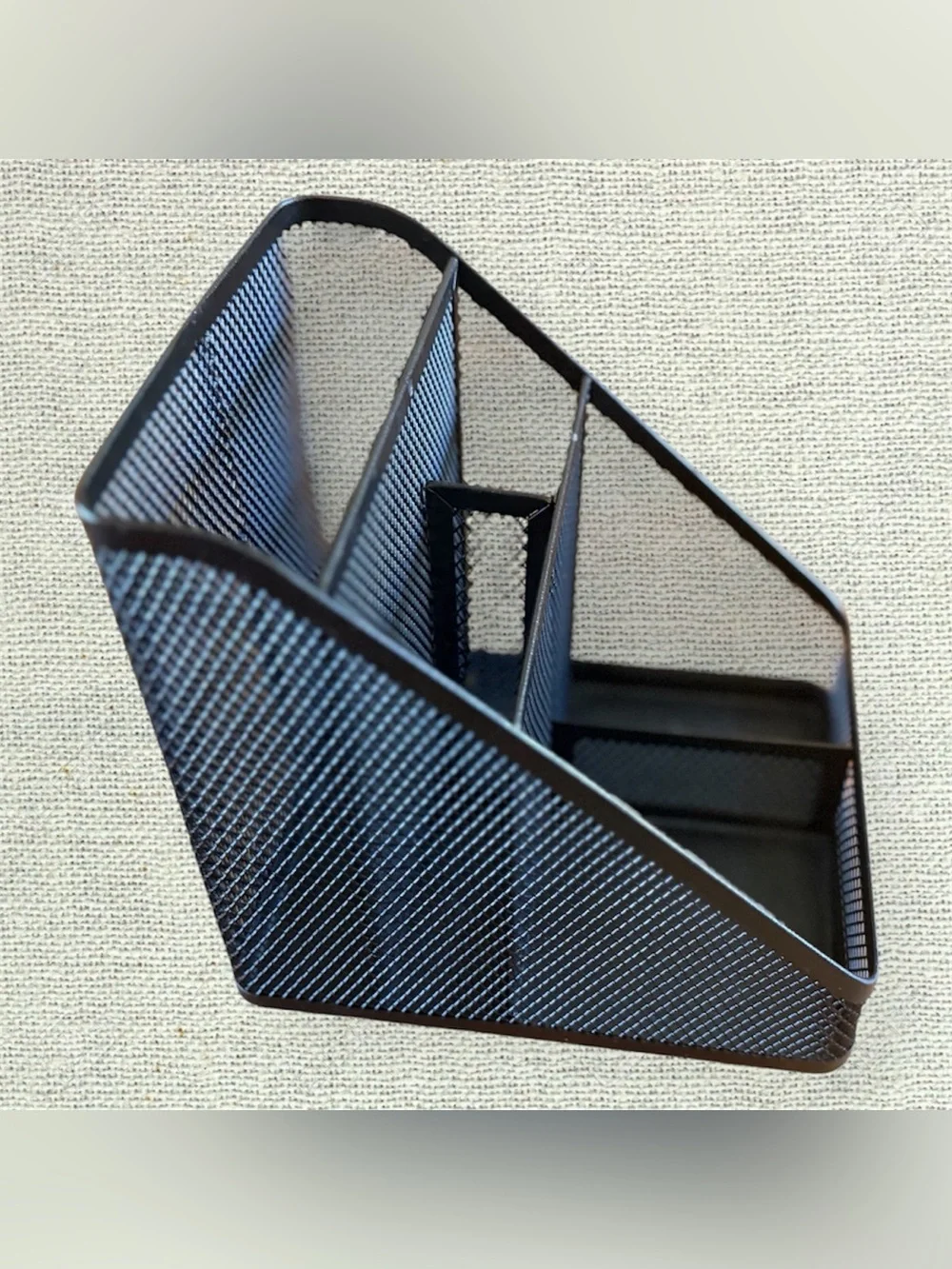 Brightroom Black Metal Mesh Desktop Organizer Desk Caddy